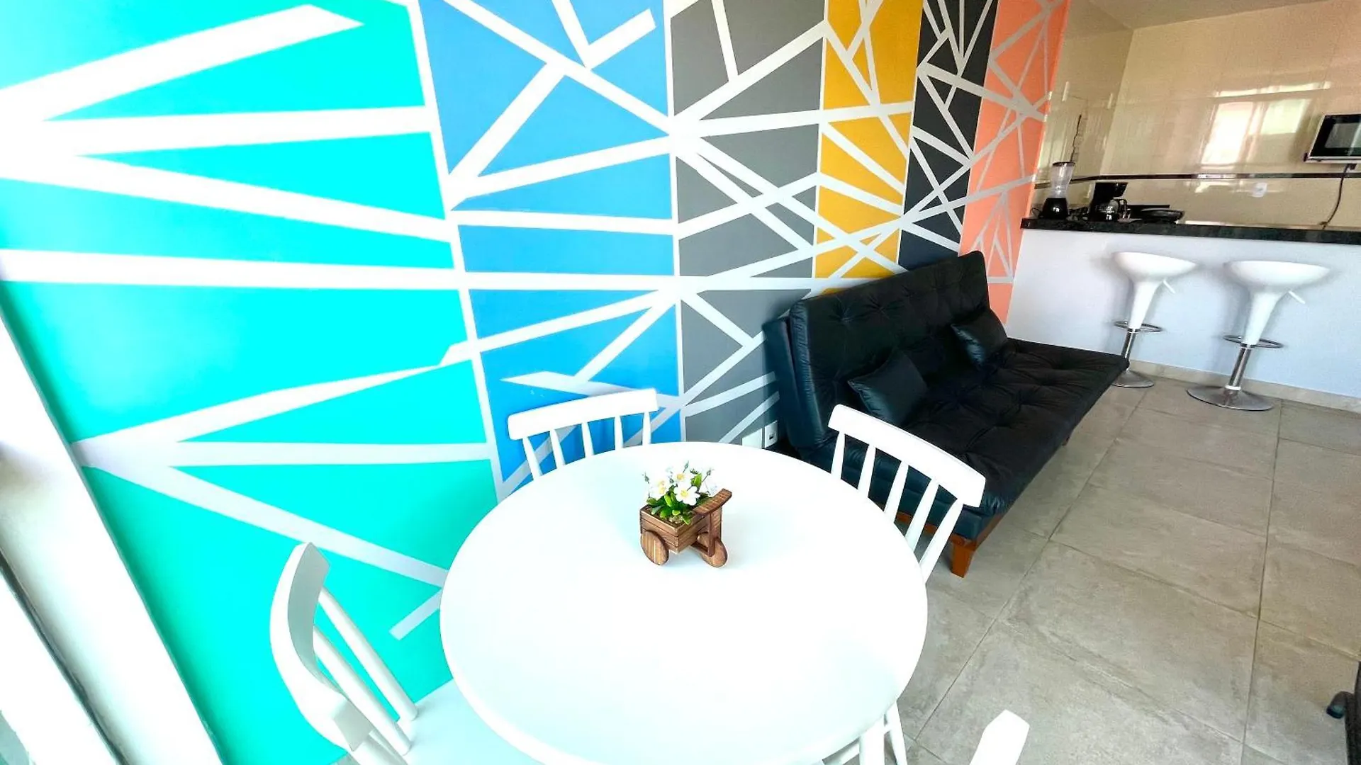 Apartamento Beira Mar Praia Grande Ate 7 Pessoas